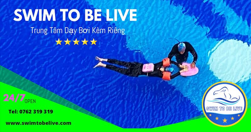 Private swimming tutoring center in Ho Chi Minh Swim To Be Live – The leading swimming school in Vietnam swim-to-be-live-quan-7 Address: 1st Floor, 207A Nguyen Van Thu, Da Kao Ward, District 1, Ho Chi Minh City Email: swimtobelive@email.com Hotline – Zalo: 0762,319,319 Facebook: fb.me/swimtobelive